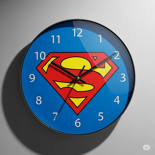 Superman Wall Clock