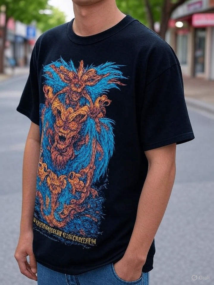 Abstract Lion T-Shirt